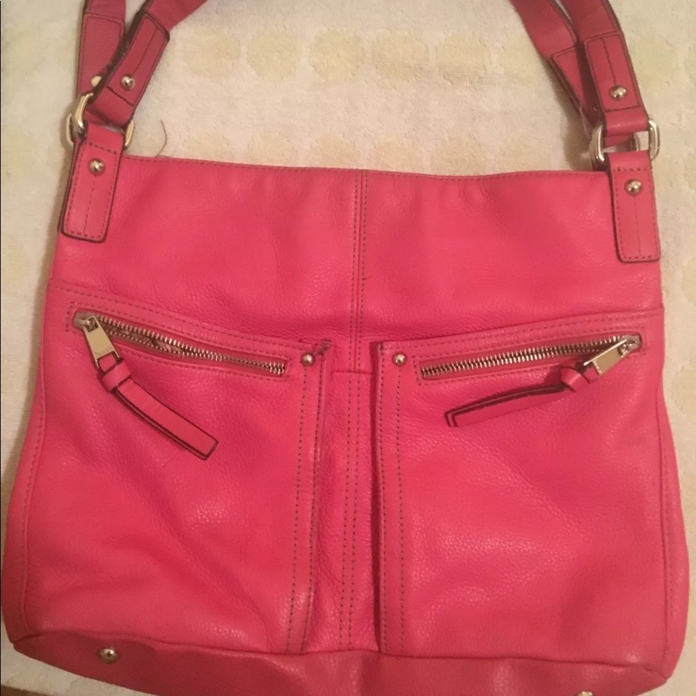 Tignanello Medium Pink Handbag Very Good Condition